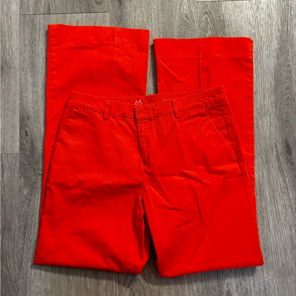 Gap orange khakis! size 4 regular